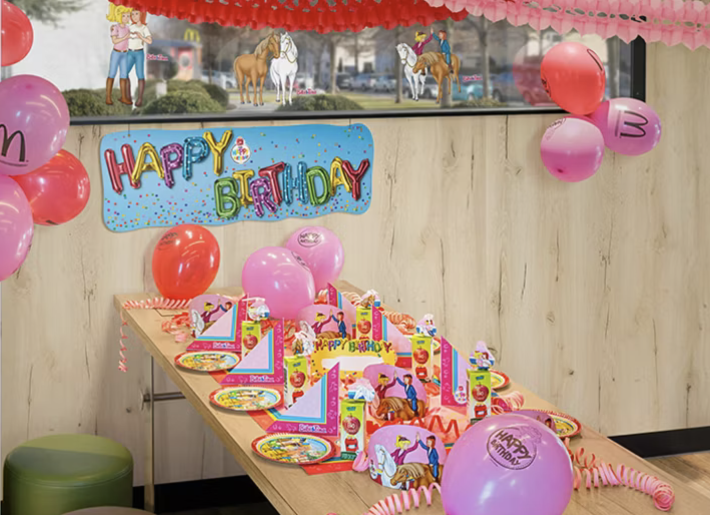 Kindergeburtstag bei McDonald's